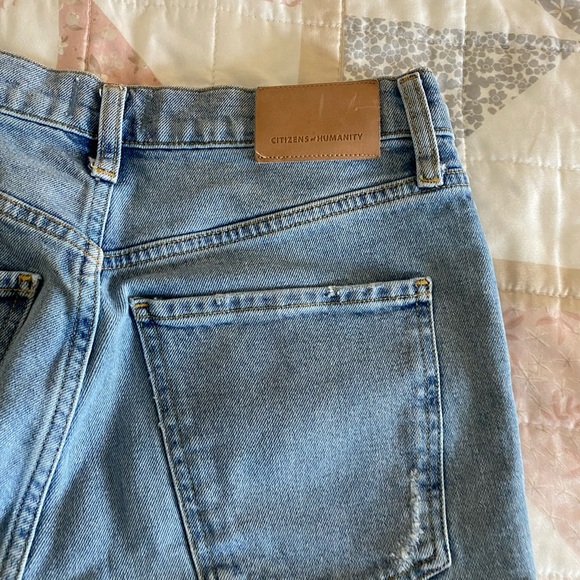 Citizens of Humanity Daphne Crop Jeans, Color: Checkmate Size 26 - Picture 5 of 7